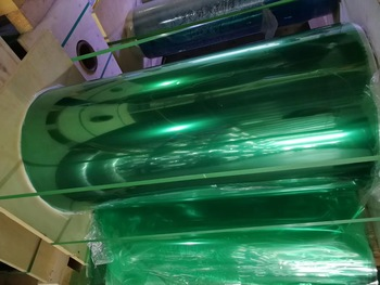 Gyártó Szállító Kína Ár Green Pet Mylar poliészter lapos filmtekercs